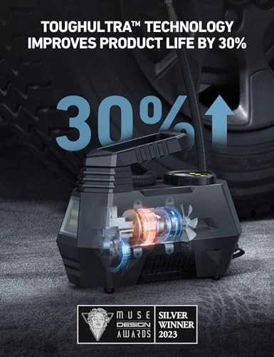 Tire Inflator Portable Air Compressor Tire Air Pump for Car Tires