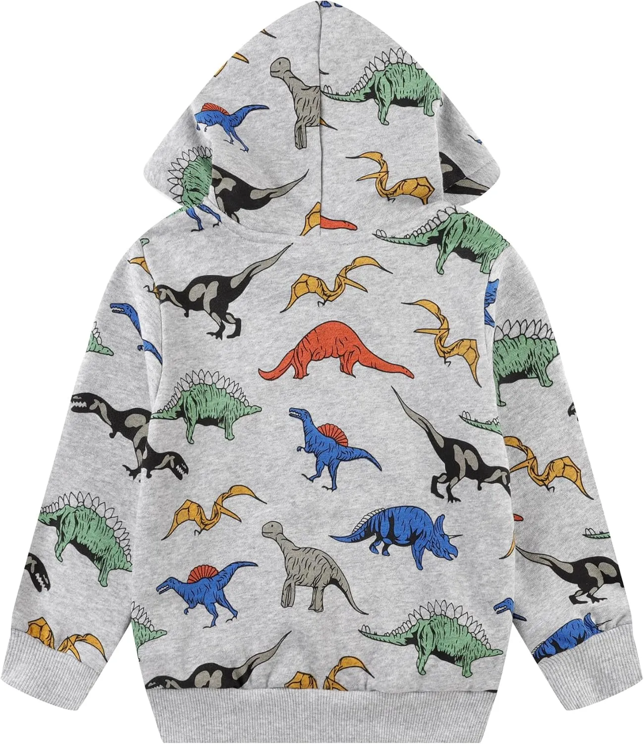 Toddler Zip Up Hoodie Sweatshirt Fall Clothes Boys Jacket With Hood 2-7 Years