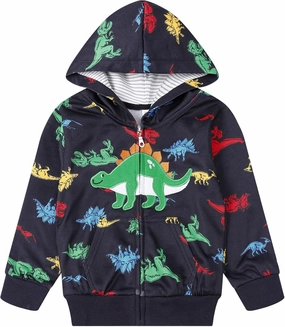 Toddler Zip Up Hoodie Sweatshirt Fall Clothes Boys Jacket With Hood 2-7 Years