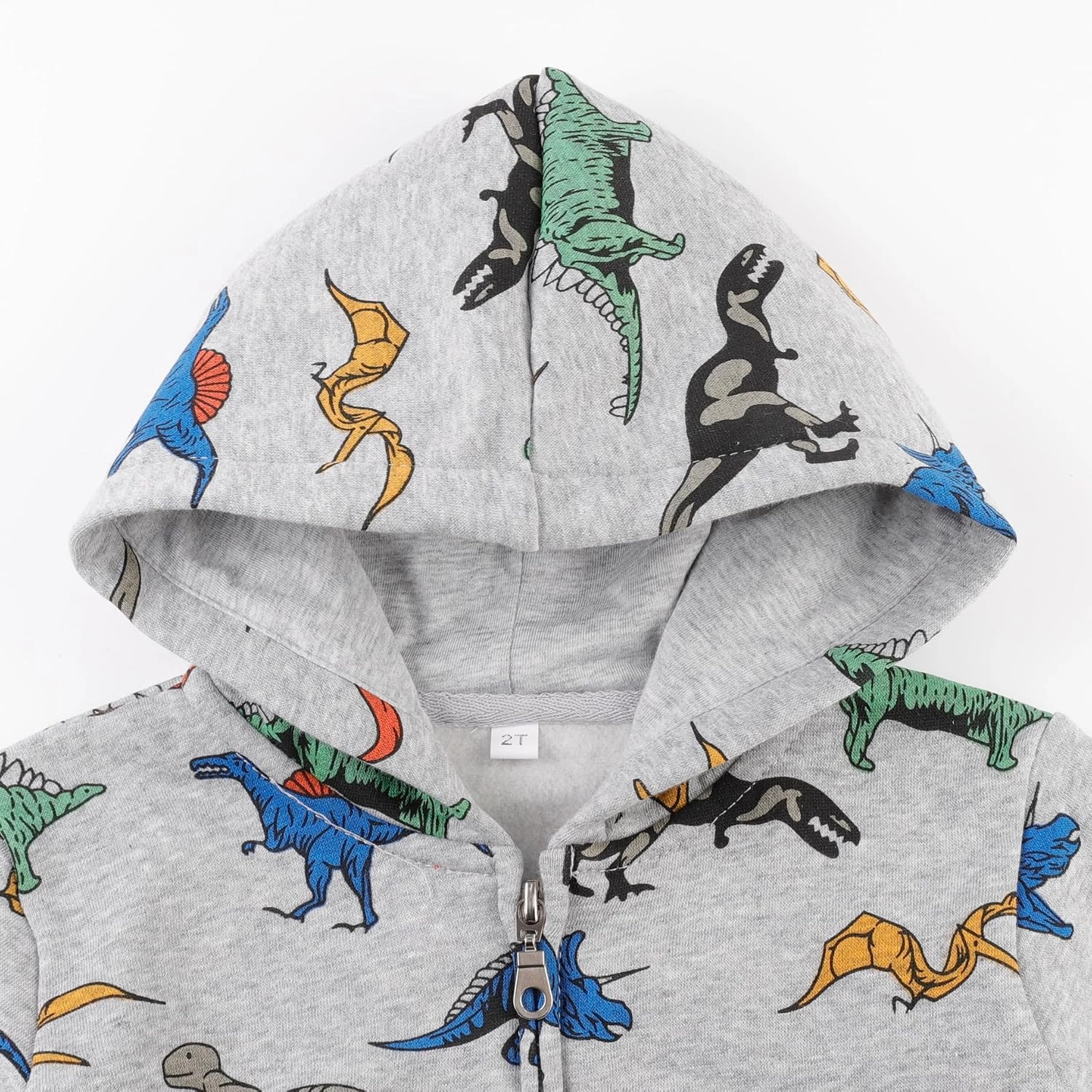 Toddler Zip Up Hoodie Sweatshirt Fall Clothes Boys Jacket With Hood 2-7 Years