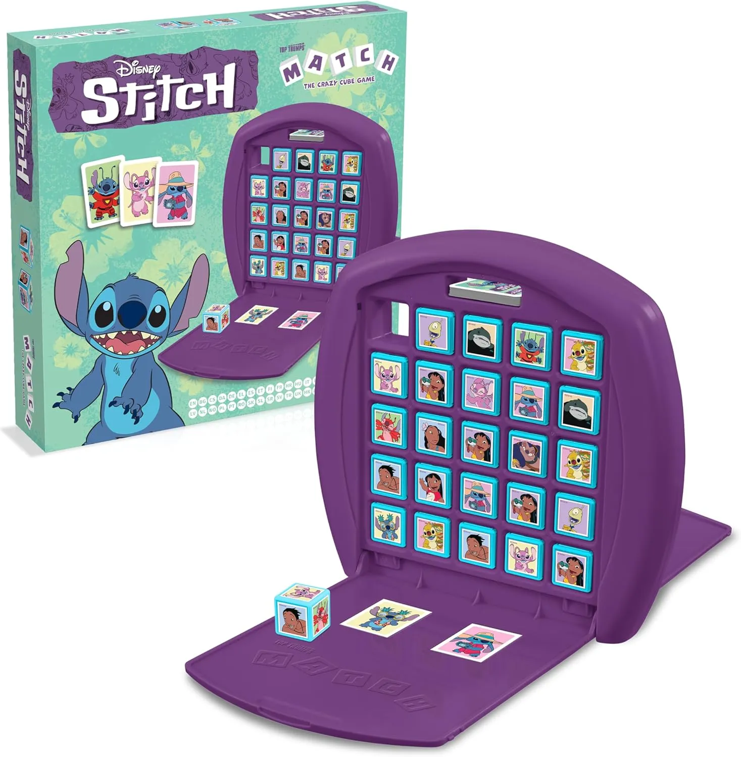 Top Trumps Match Game Lilo & Stitch - Family Board Games for Kids and Adults - Matching Game and Memory Game - Fun Two Player Kids Games - Memories and Learning, Board Games for Kids 4 and up