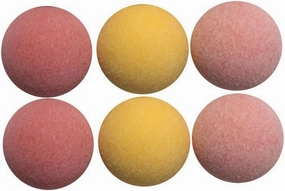 Tornado Official Foosball 2 Each Red Pink & Yellow