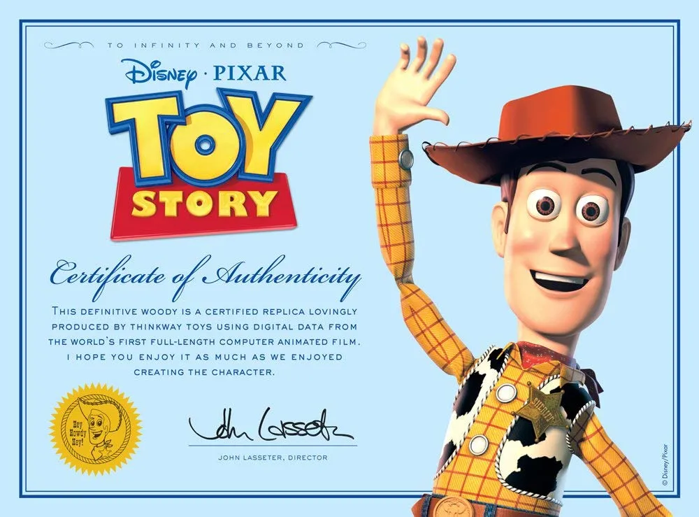 Toy Story WOODY 20th Anniversary Signature Collection