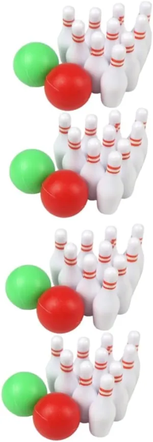Toyvian Miniature Bowling Balls Durable Models for Mini House Decor Realistic Bowling Simulation Collectors and