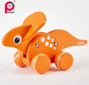Triceratops Pull-Toy