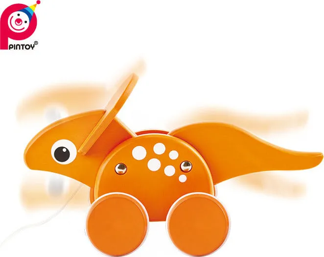 Triceratops Pull-Toy