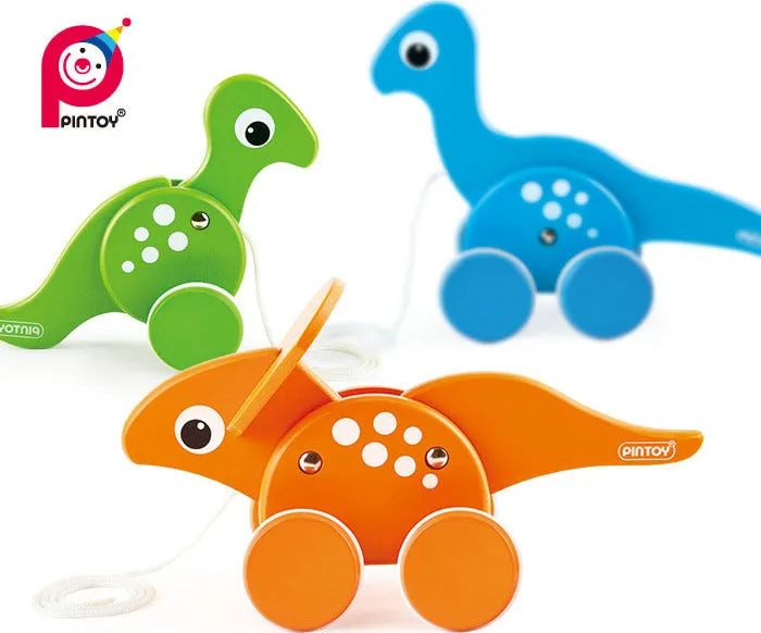 Triceratops Pull-Toy