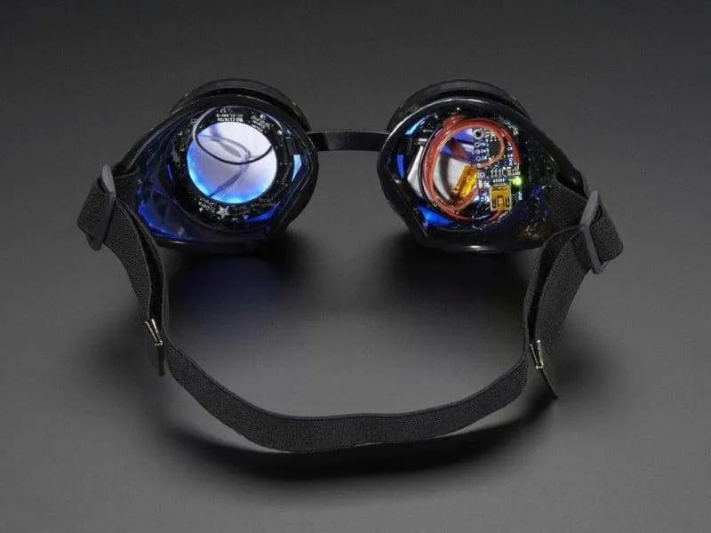 Trinket Powered Neopixel Goggle Kit (ID: 2221)