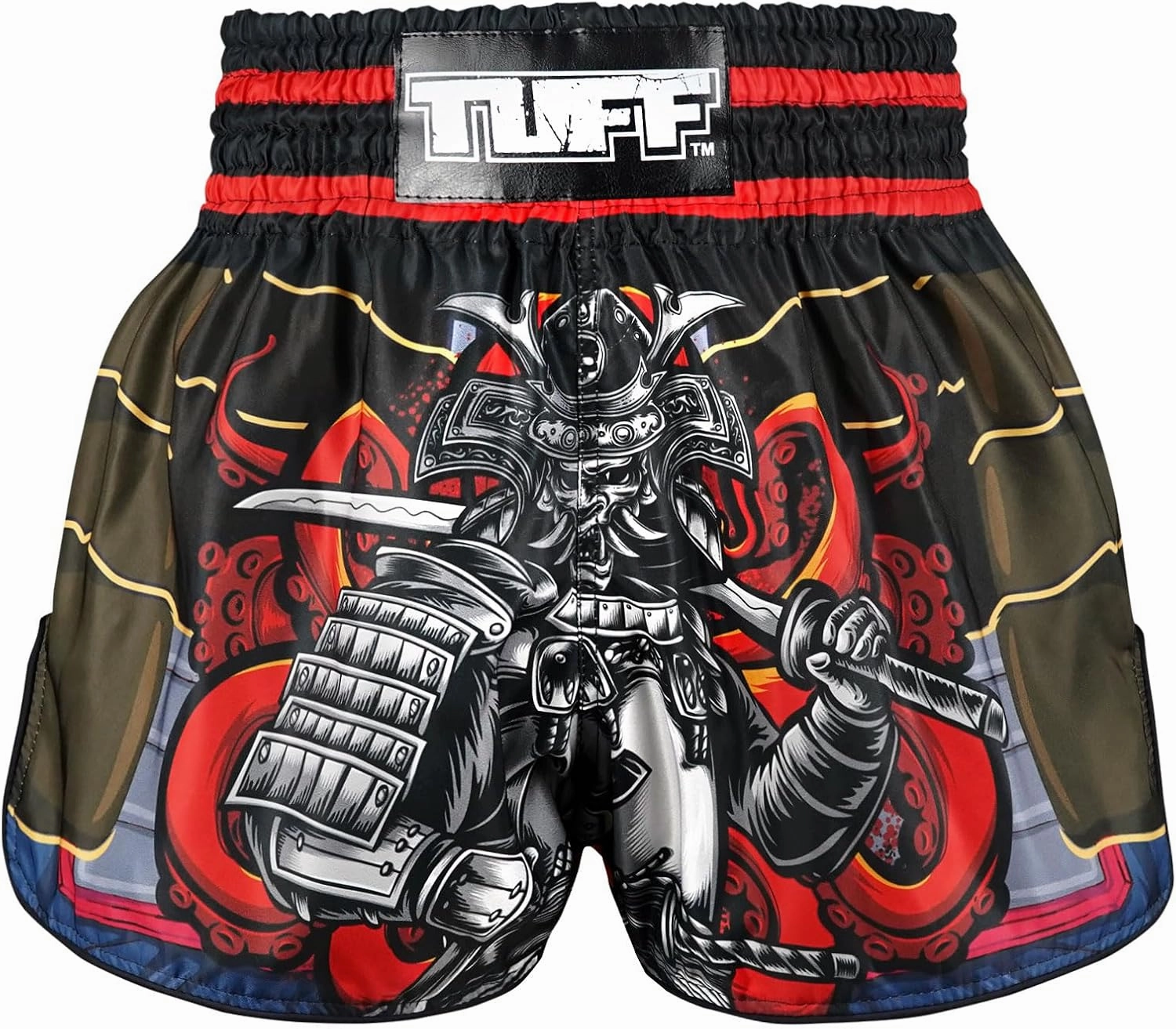 Tuff Sport Muay Thai Boxing Shorts Retro Styles Classic Slim Cut MMA Kickboxing Workout Set Clothing Training