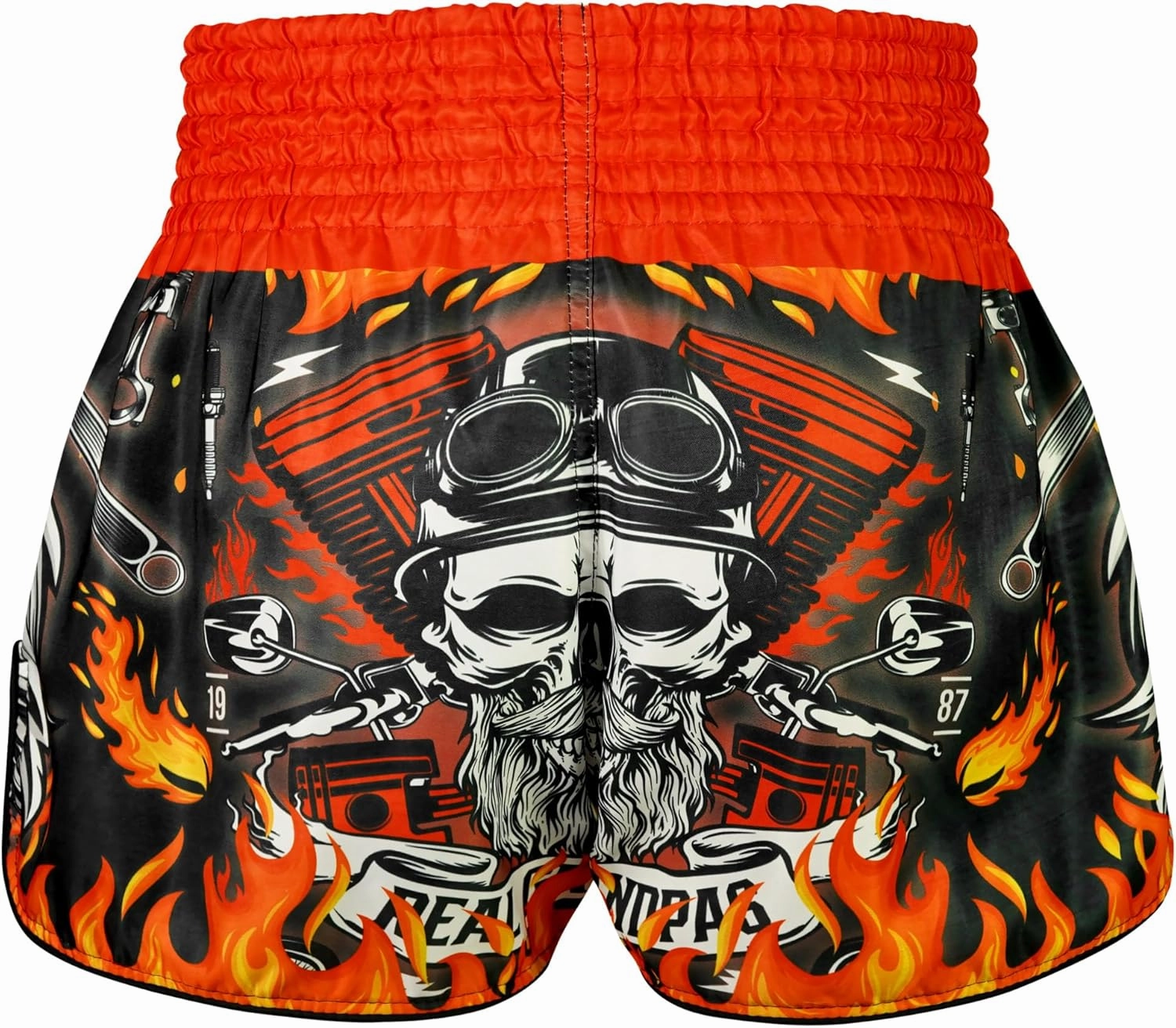 Tuff Sport Muay Thai Boxing Shorts, Retro Styles, Classic Slim Cut, MMA, Kickboxing, Workout Set
