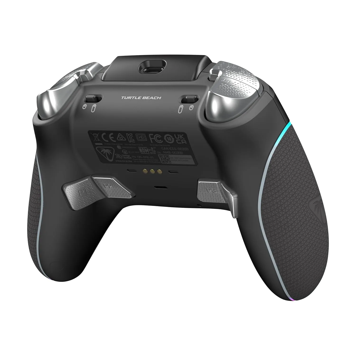 Turtle Beach Stealth Ultra High-Performance Wireless Gaming Controller Licensed for Xbox Series X|S, Xbox One, Windows PC & Android – LED Dashboard, Charge Dock, RGB Lighting, 30-Hr Battery, Bluetooth, Black