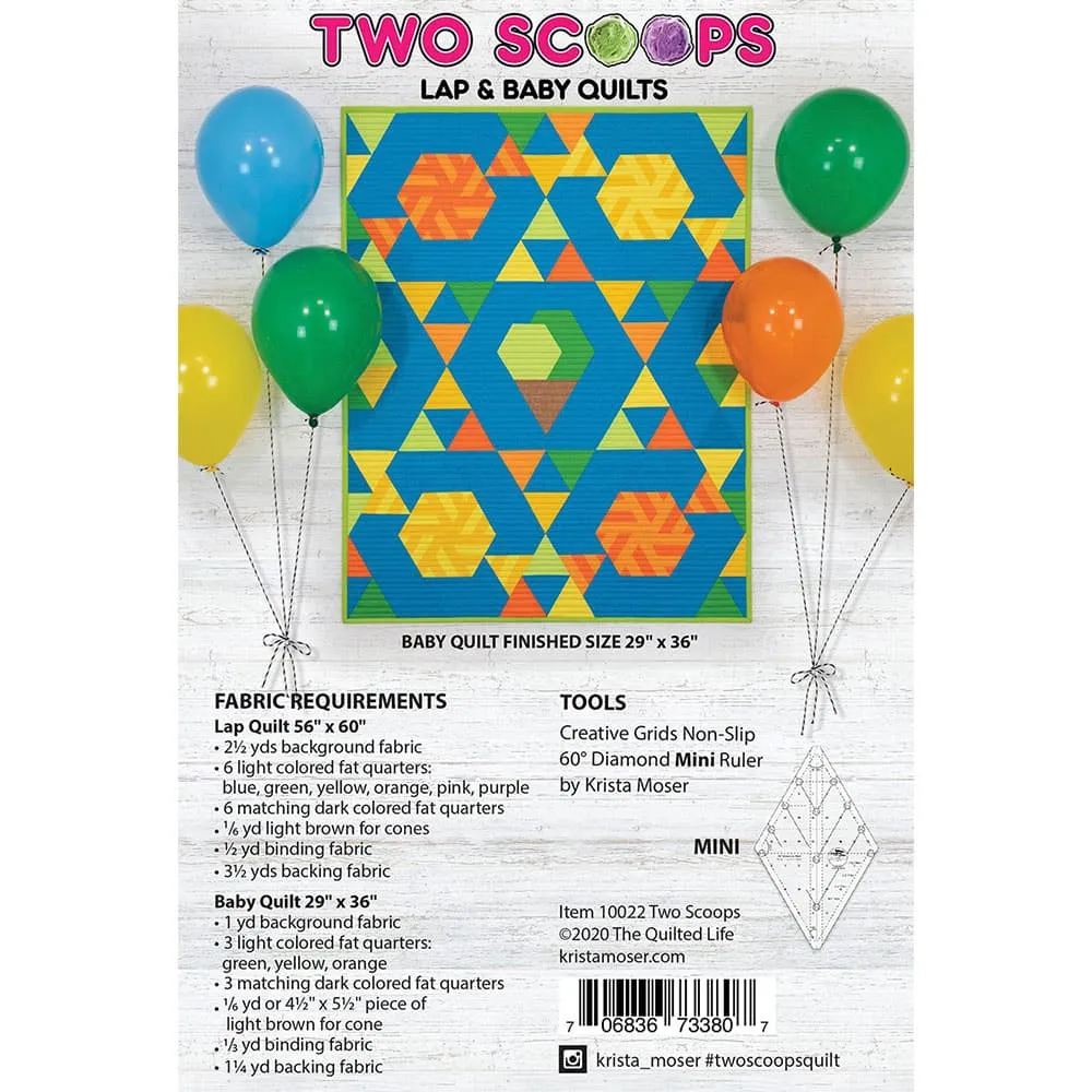 Two Scoops Quilt Pattern
