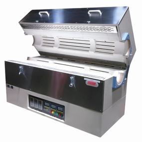 Two-zone horizontal split tube furnaces,  1200C