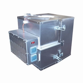 Two-zone vertical split tube furnaces,  1400C