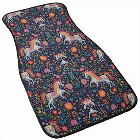 Unicorns Battle Car Floor Mats
