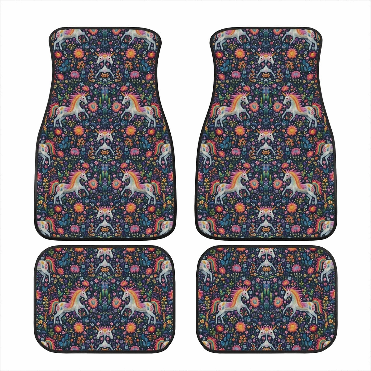 Unicorns Battle Car Floor Mats