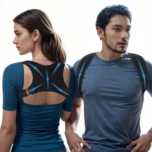 Universal Fit Upper Back Brace - Adjustable Posture Corrector Under Clothes For Adult & Children - Neck and Shoulder Pain Relief - Workout Gear for Enhanced Performance and Safety