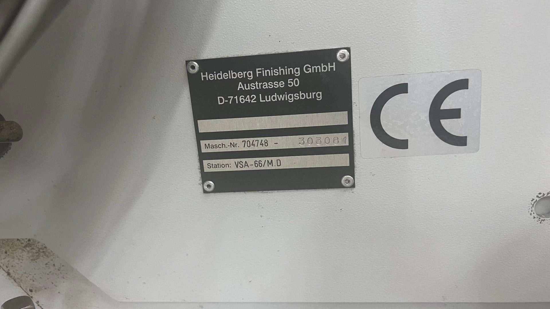 Used Heidelberg Stahlfolder VSA-66/M.D