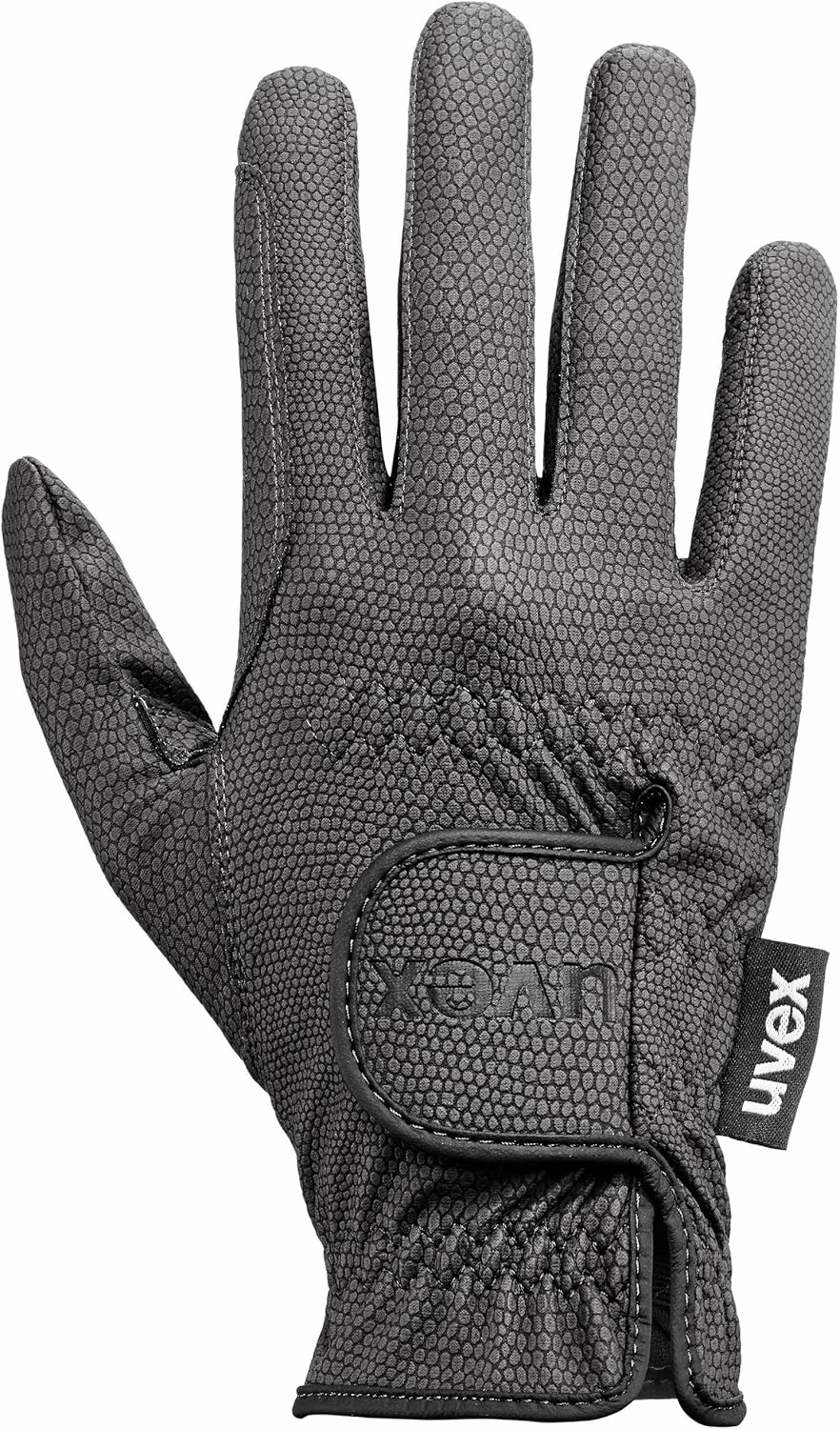 Uvex Sportstyle - Horse Riding Gloves with Classic Design - Touchscreen Compatible, Elastic & Breathable - Black - Size 5