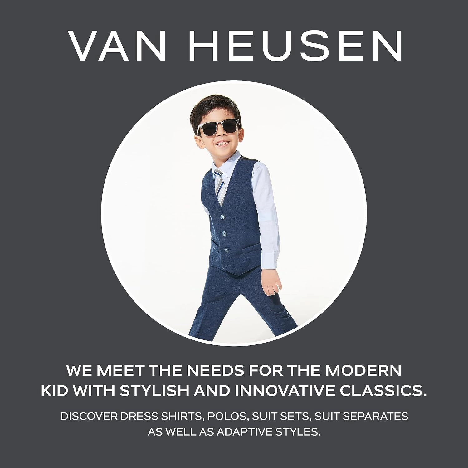 Van Heusen Boys' 2-Piece Formal Suit Set