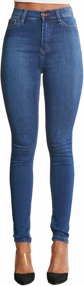 Vibrant Women’s Denim Skinny Jeans – High Waisted Signature Tinted Vintage Wash Super Stretch Casual Slim Fit Pants