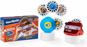 View Master Classic with Discovery Kids Reels - Metallic Viewfinder with 5 Reels Included - STEM, Retro, Nature Learning Toy for Kids and Adults, Toddlers, Ages 3 