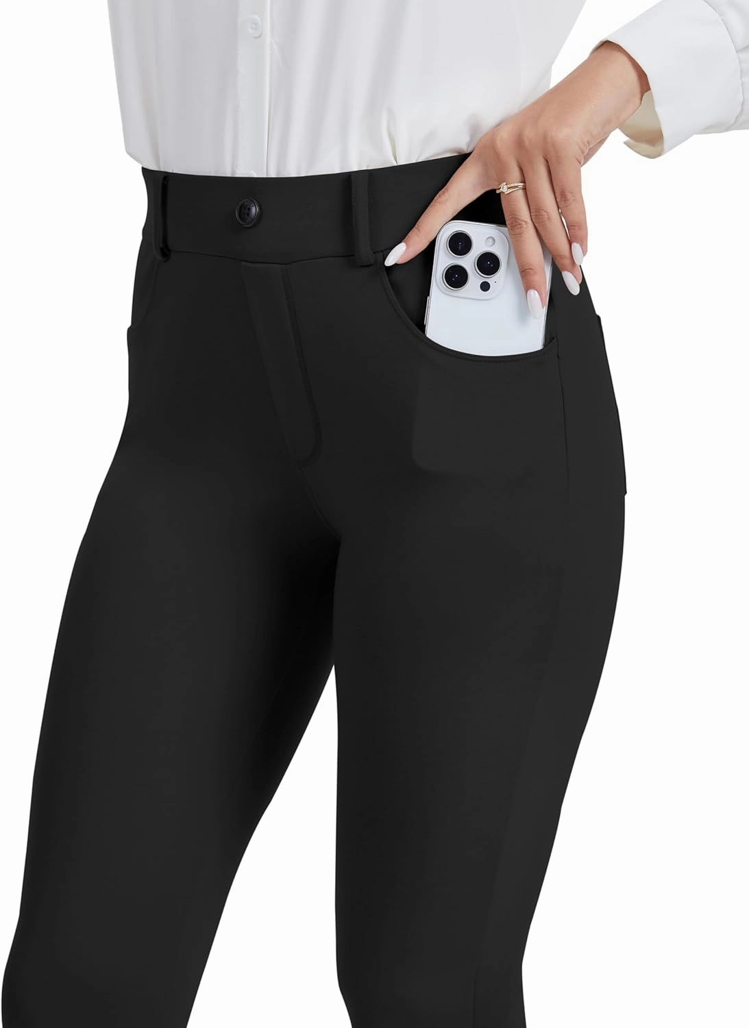 VIMPEP 2024 Fall Women’s Classic Yoga Dress Pants High Rise Straight Soft Feeling Pull On Work Yoga Pants for Casual 2202