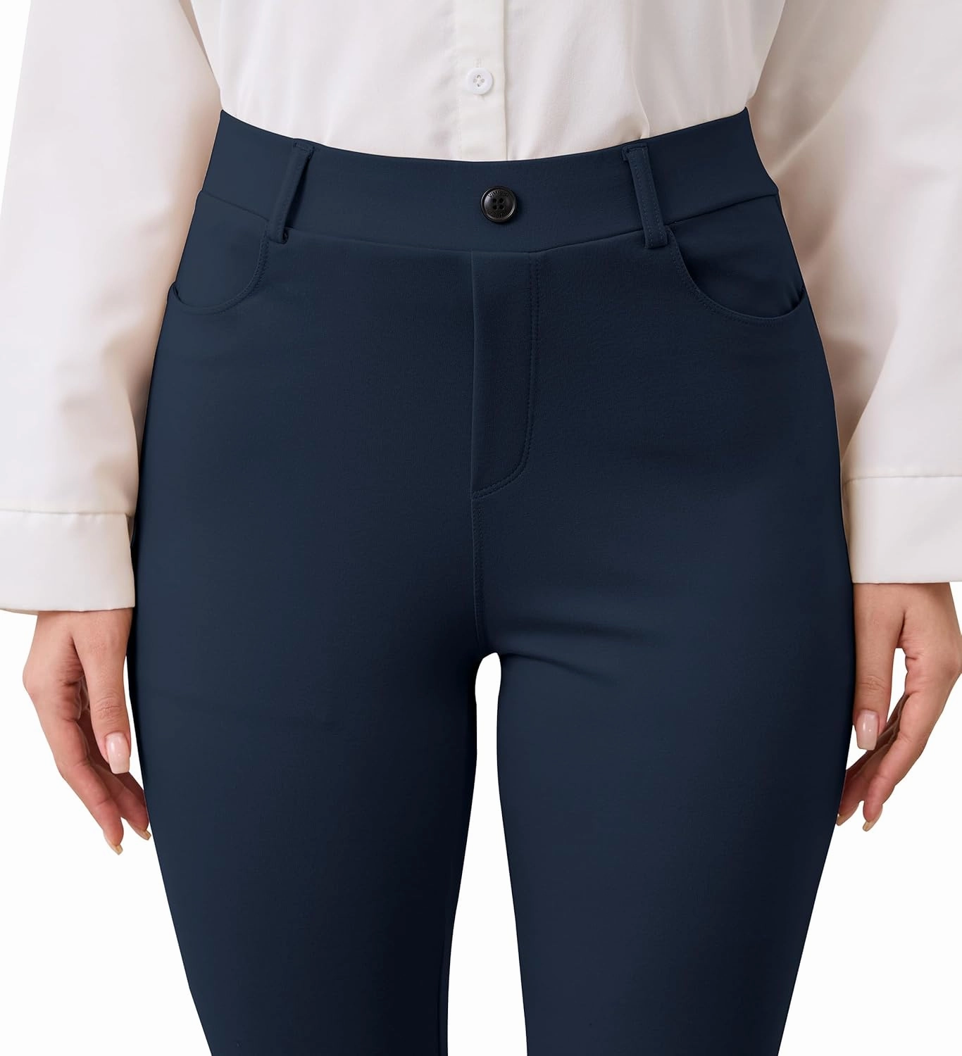 VIMPEP Women’s Classic Yoga Dress Pants High Rise Flare Soft Feeling Pull On Work Yoga Pants for Business Office Work 2102