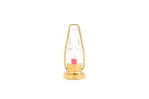 Vintage 1:12 Miniature Dollhouse Brass Lantern or Oil Lamp