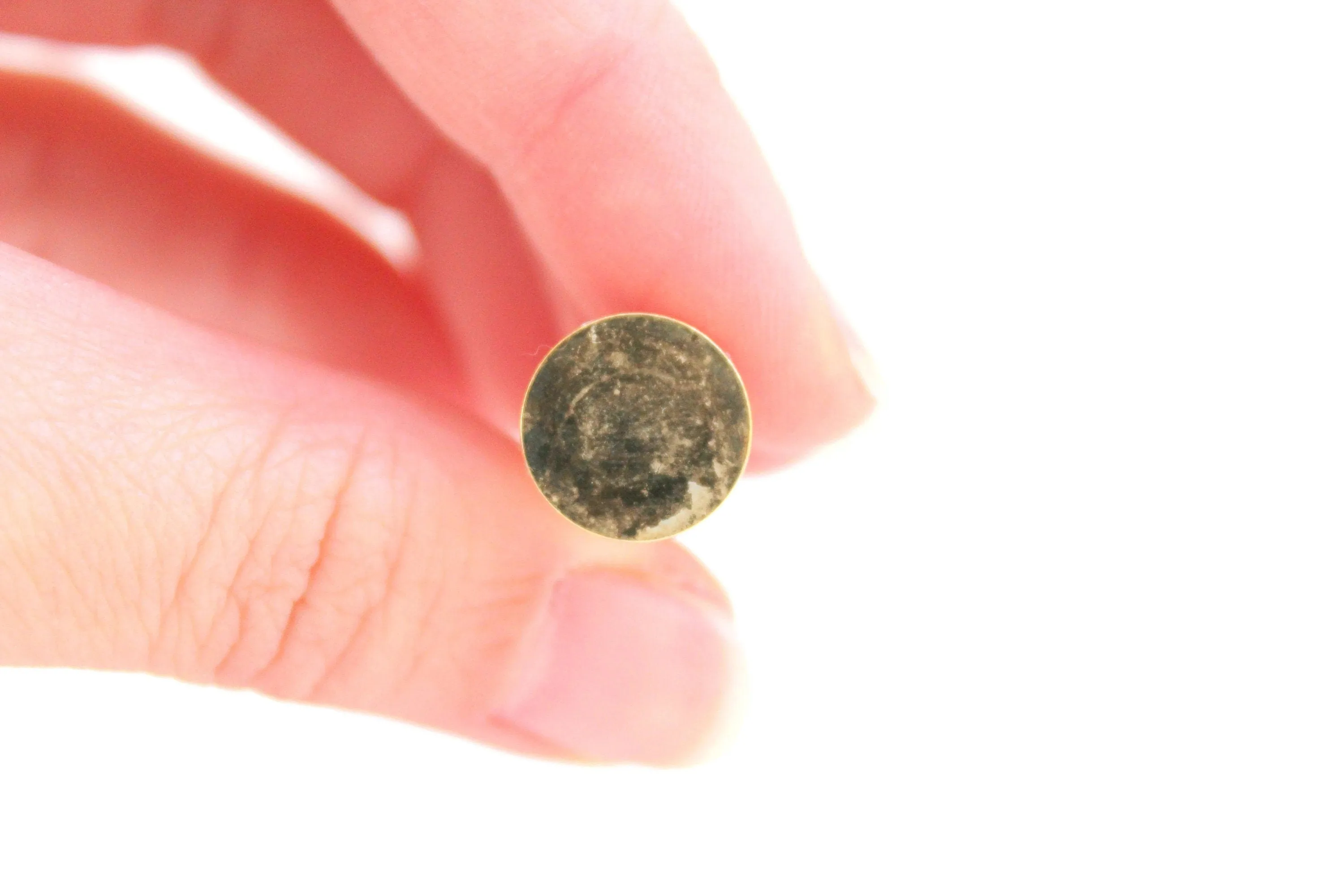 Vintage 1:12 Miniature Dollhouse Brass Lantern or Oil Lamp
