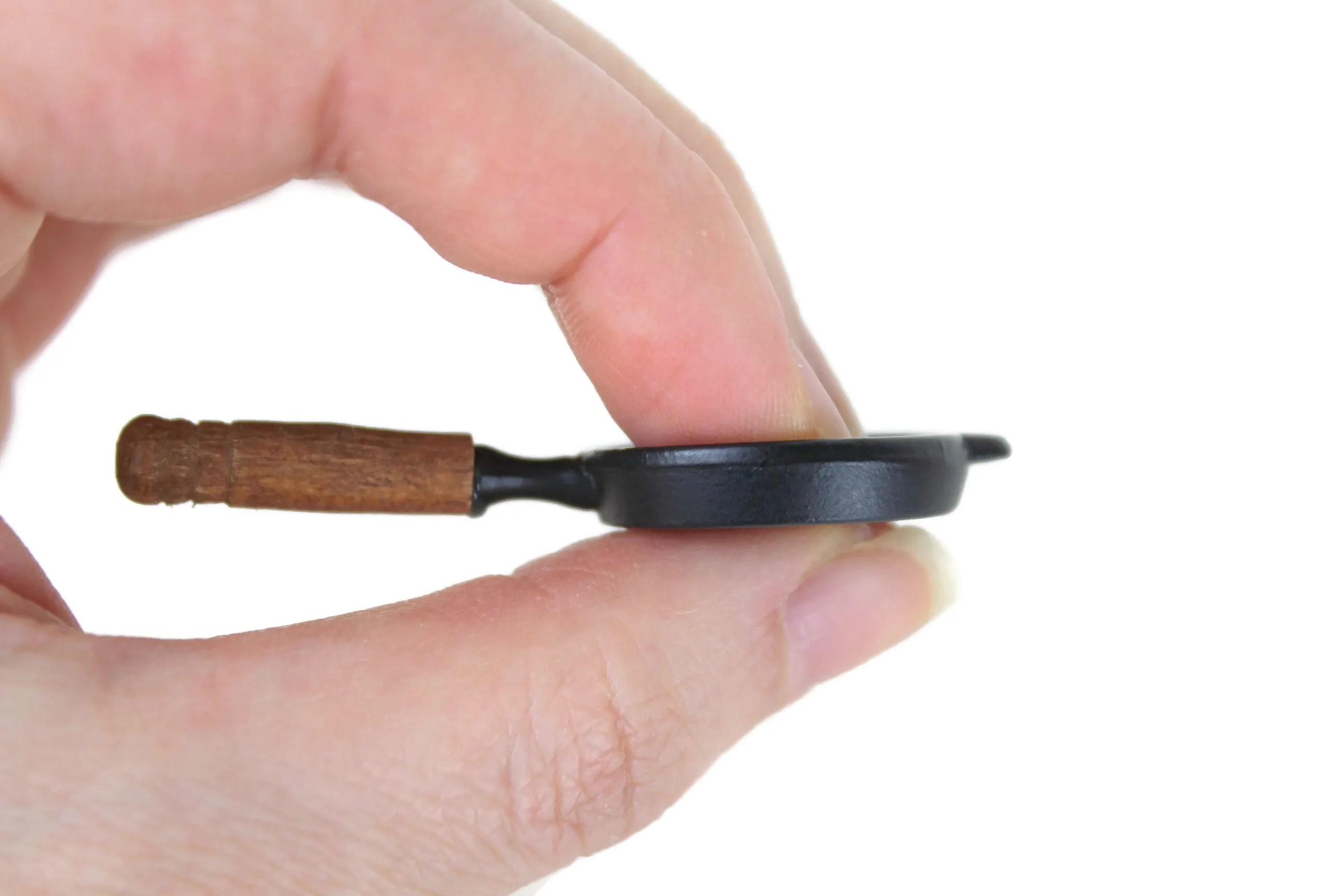 Vintage 1:12 Miniature Dollhouse Frying Pan