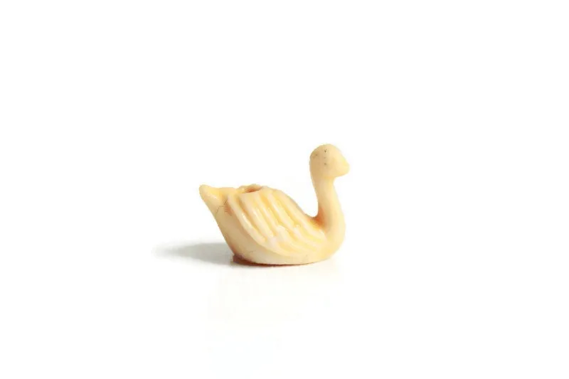 Vintage 1:12 Miniature Dollhouse Swan Planter or Figurine