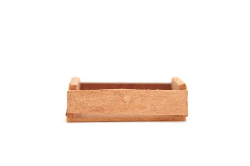 Vintage 1:12 Miniature Dollhouse Wooden Fruit or Vegetable Crate