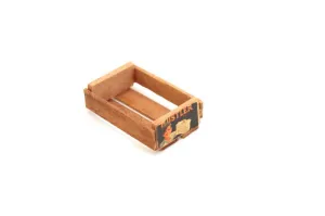 Vintage 1:12 Miniature Dollhouse Wooden Fruit or Vegetable Crate