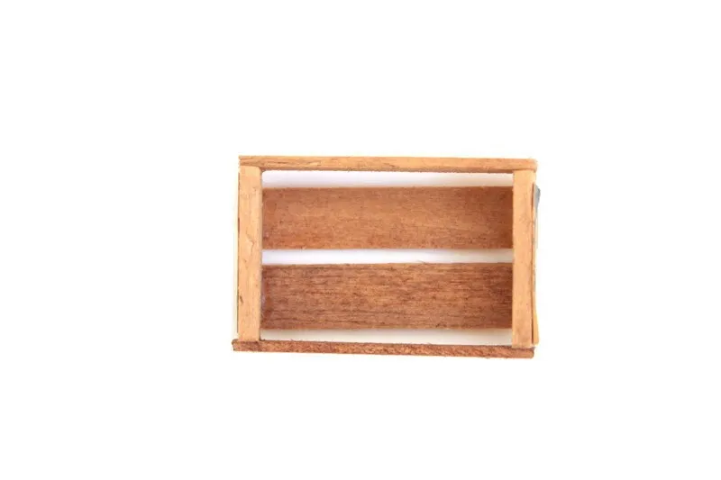 Vintage 1:12 Miniature Dollhouse Wooden Fruit or Vegetable Crate