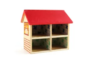 Vintage 1:12 or 1:144 Miniature Dollhouse Wooden Toy Dollhouse or Playhouse