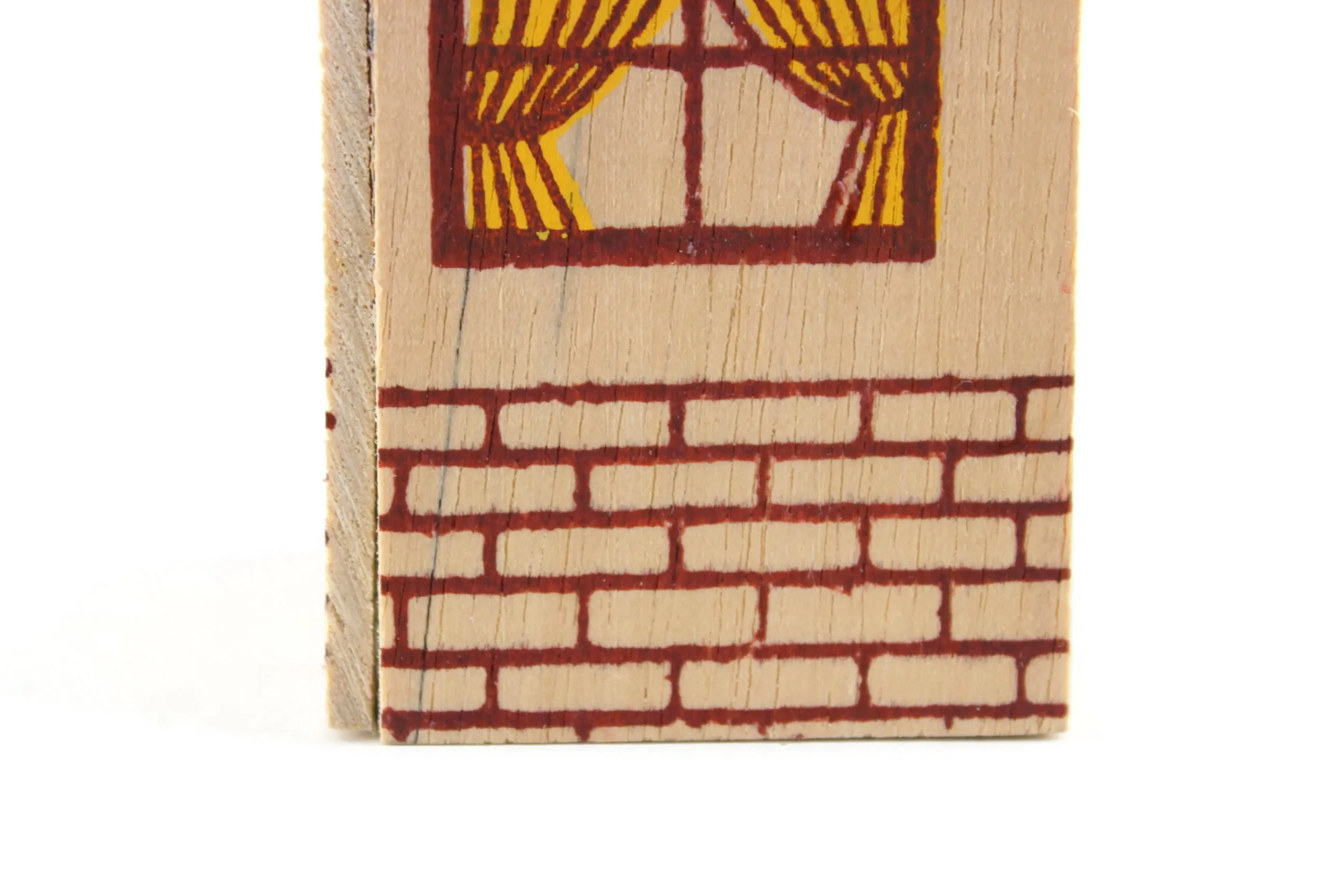 Vintage 1:12 or 1:144 Miniature Dollhouse Wooden Toy Dollhouse or Playhouse