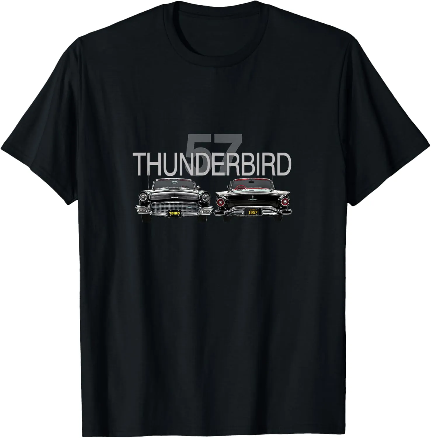 VINTAGE 1956 THUNDERBIRD, CLASSIC AMERICAN SPORTS CAR, 1950s T-Shirt