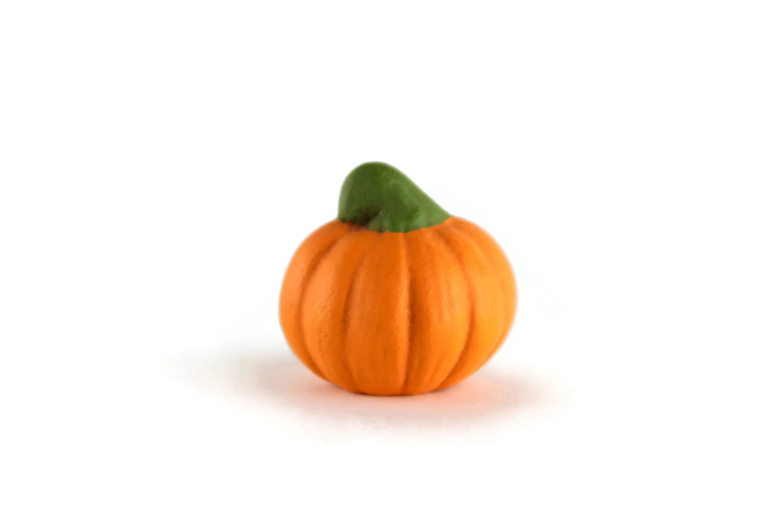 Vintage Miniature Ceramic Pumpkin Figurine