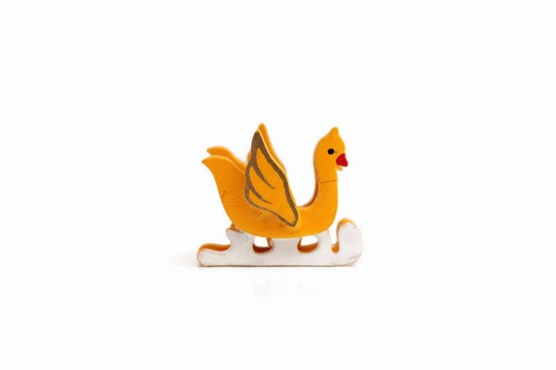Vintage 1:12 Miniature Dollhouse Bird Plant Stand or Child's Bird Chair