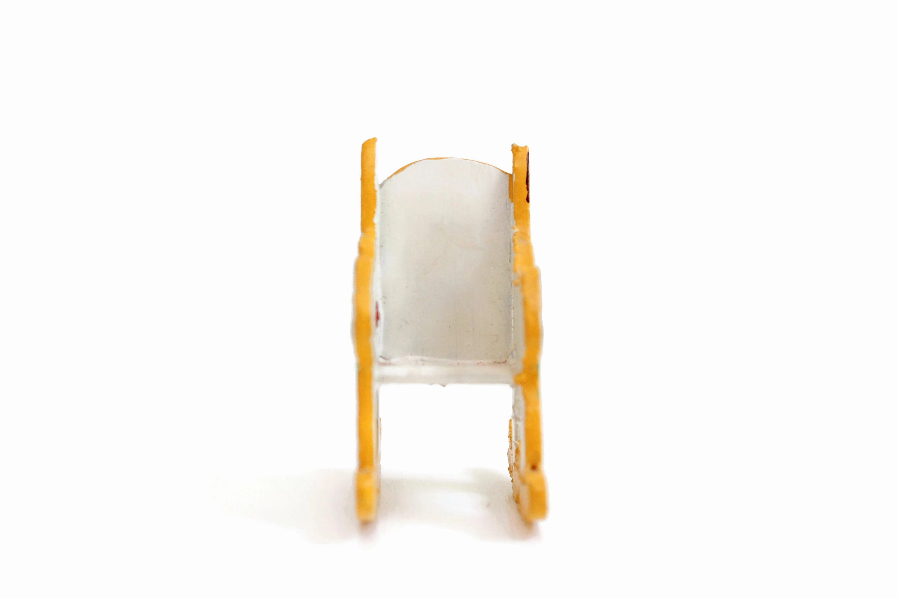 Vintage 1:12 Miniature Dollhouse Cat-Shaped Child's Rocking Chair