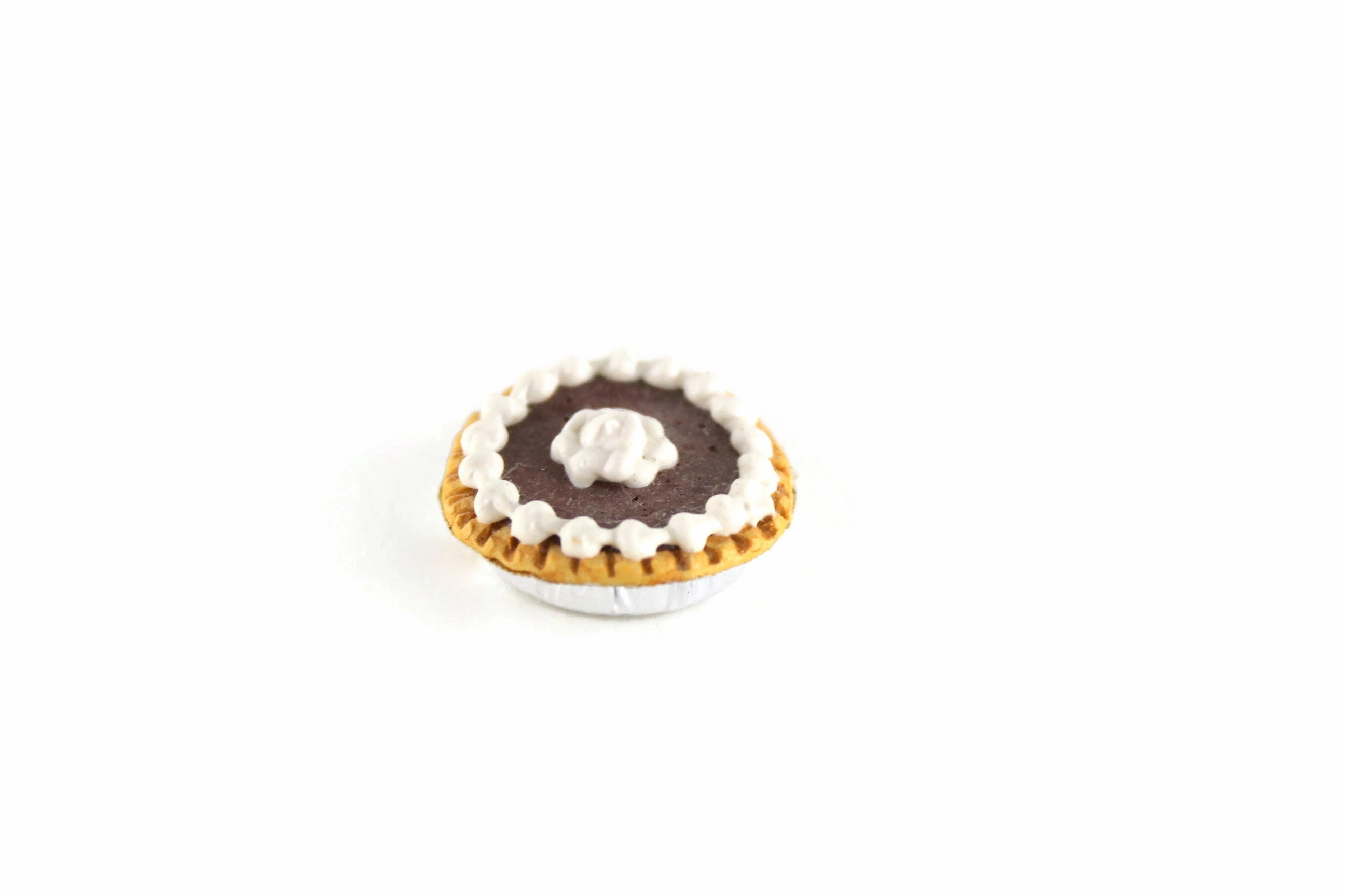 Vintage 1:12 Miniature Dollhouse Chocolate Cream Pie