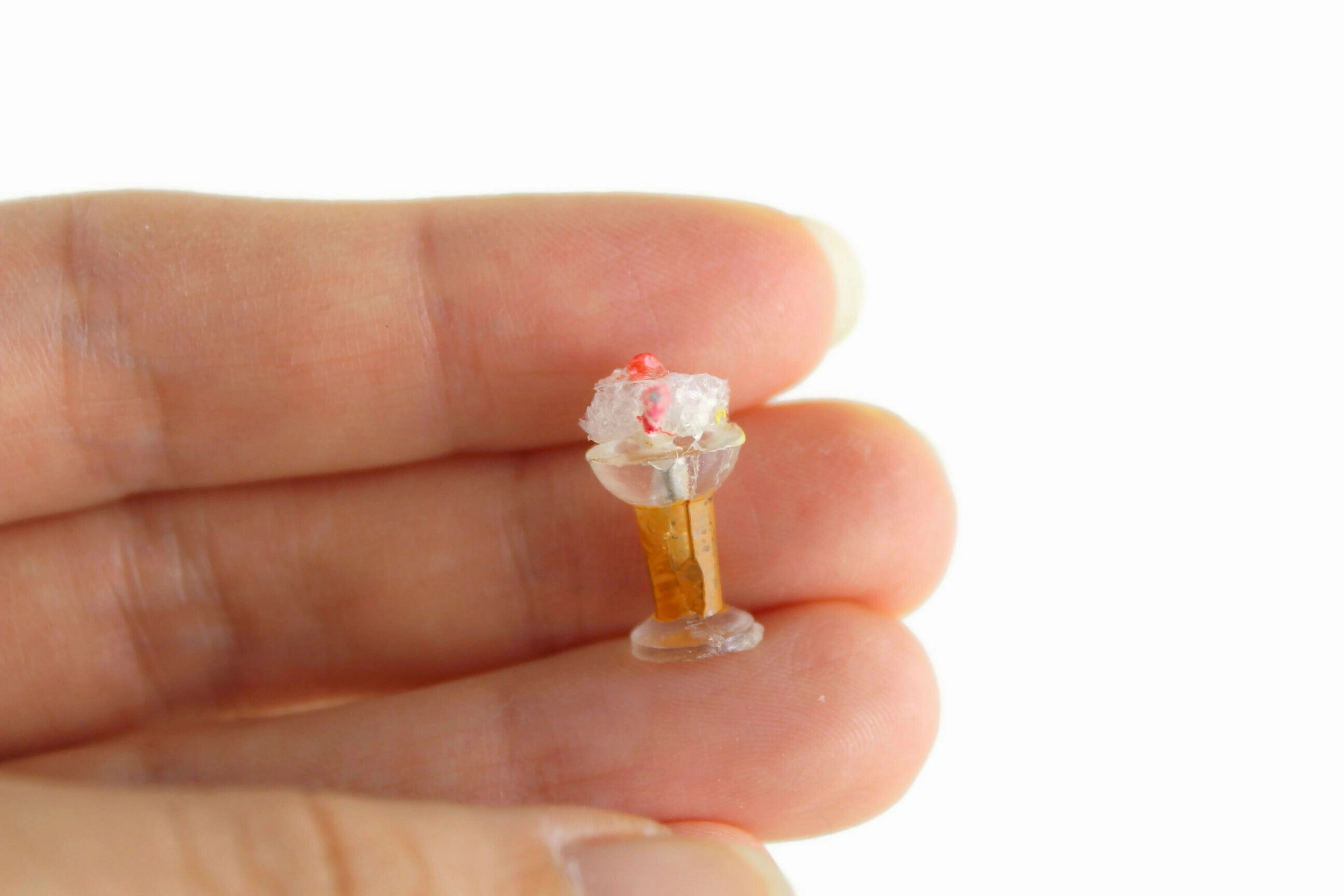 Vintage 1:12 Miniature Dollhouse Chocolate Milkshake