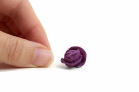 Vintage 1:12 Miniature Dollhouse Head of Purple Cabbage