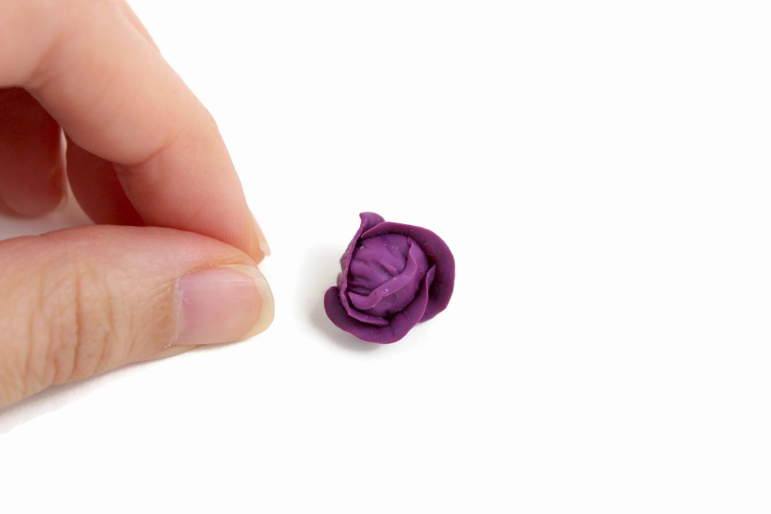 Vintage 1:12 Miniature Dollhouse Head of Purple Cabbage