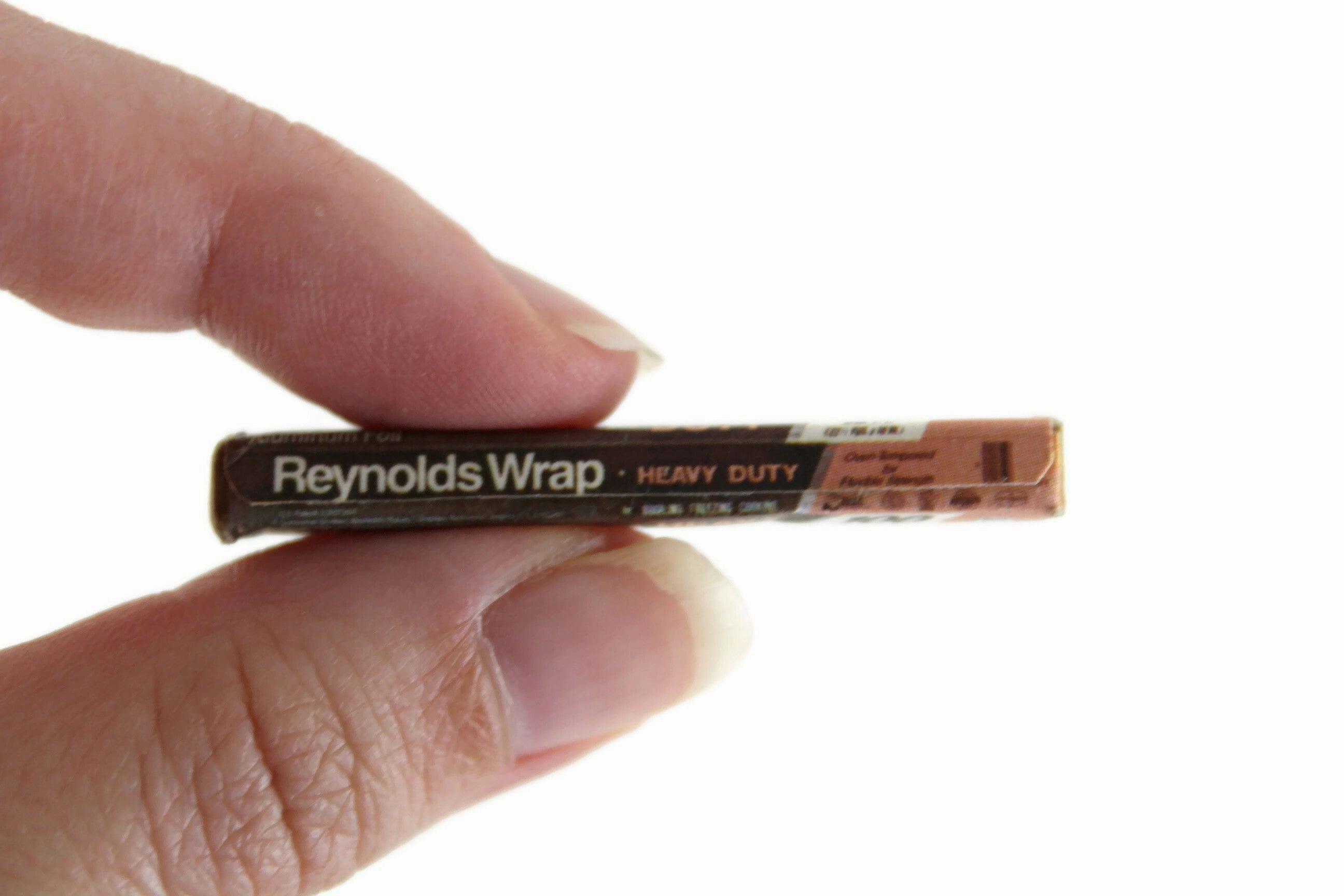 Vintage 1:12 Miniature Dollhouse Heavy Duty Reynold's Wrap Aluminum Foil