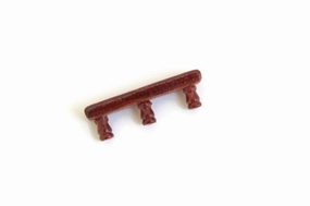Vintage 1:12 Miniature Dollhouse Peg Rack, Coat Rack, Hat Rack or Cup Rack