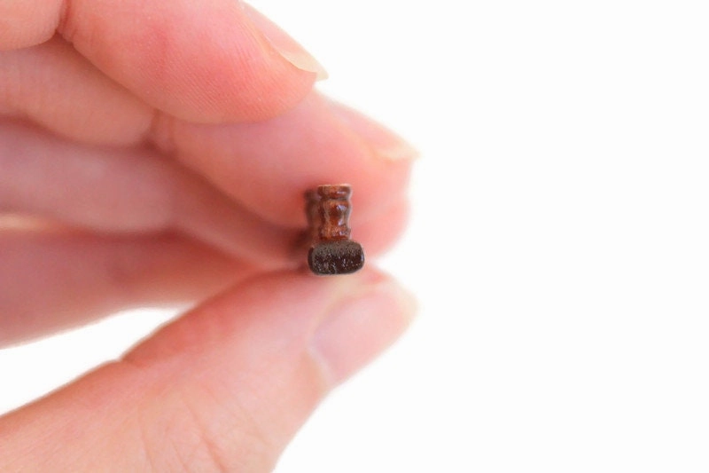 Vintage 1:12 Miniature Dollhouse Peg Rack, Coat Rack, Hat Rack or Cup Rack