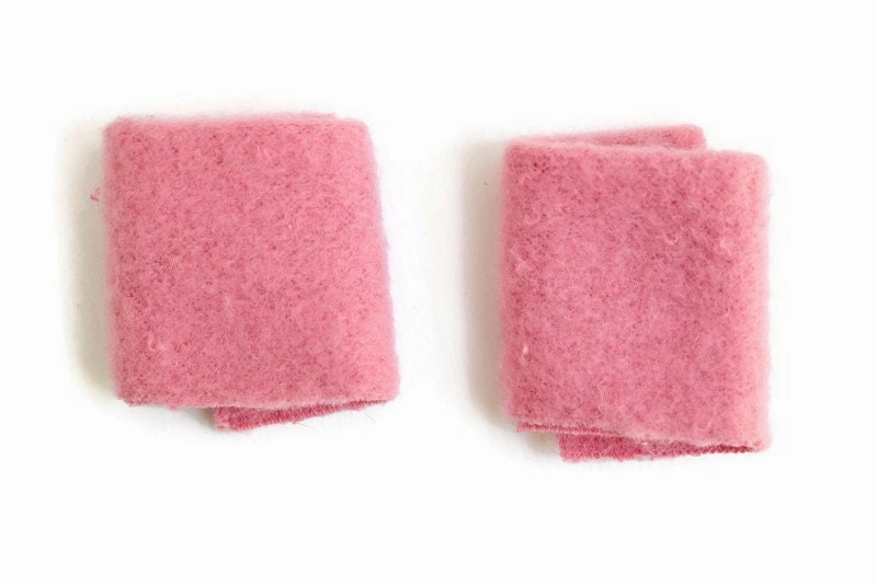 Vintage 1:12 Miniature Dollhouse Pink Floral Towel Set
