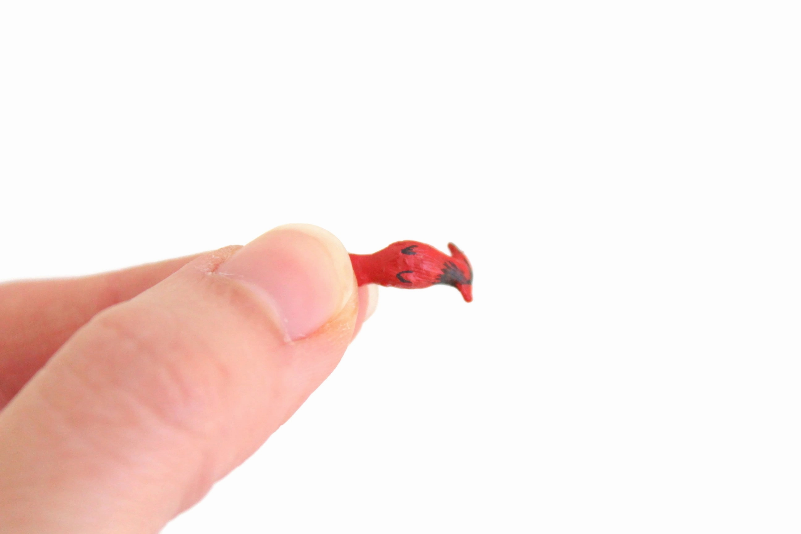 Vintage 1:12 Miniature Dollhouse Red Cardinal Bird Figurine